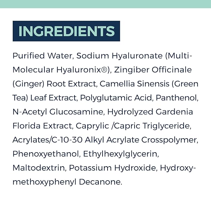 Multi-Quench Hydrating Serum – Polyglutamic Acid, Hyaluronic Acid, Vitamin-B5 for Deep Hydration, Mositure Binders & Skin Barrier Repair for Dry & Sensitive Skin –– Fragrance Free – 1 FL OZ