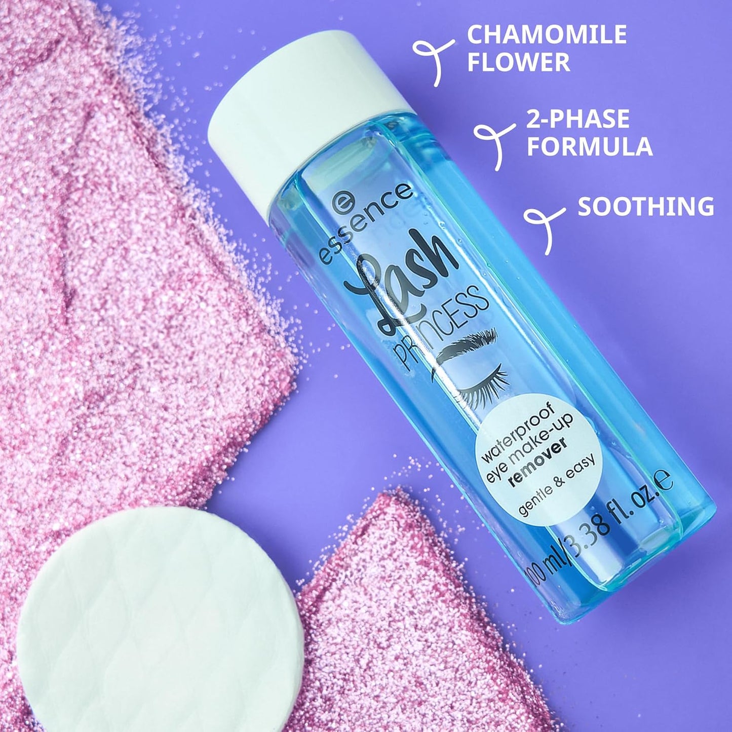 essence | Lash Princess Waterproof Eye Makeup Remover| Gentle 2-Phase Formula| Vegan & Cruelty Free