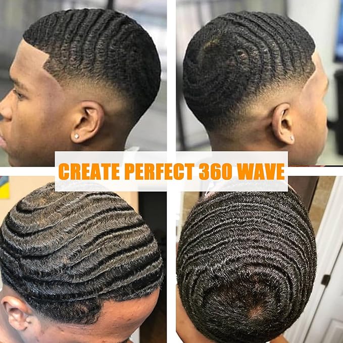 Wave Butter 360 Wave Grease for Men - Wave Butter for Layered Waves, Moisture, Control and Silky Shine - All Natural Wave Cream Wave Butter Cream with Shea Butter and Beeswax for Wolfing (3.5 OZ)