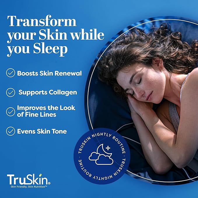 TruSkin Face Serum Duo – Vitamin C & Retinol Serum for Face – Anti-Aging Skin Care Gift Set for Women – Helps Improve Appearance of Fine Lines & Wrinkles for Smoother Looking Skin, 1 Fl Oz, 2 Bottles