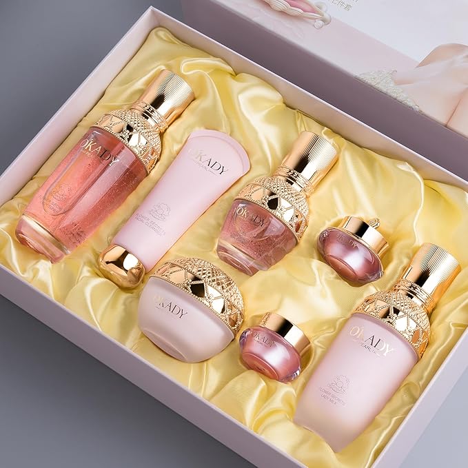 7-In-1 Anti-Aging Skin Care Set For Women Skincare Set Gift Set Birthday Gift Mother's Day Gift Valentine's Day Gift