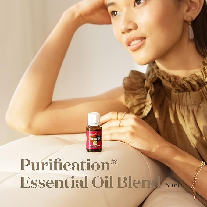 Young Living Purification Essential Oil Blend - 5ml | Pure and Refreshing Aroma | Cleansing Properties | Aromatic Diffuser | Vegan & Gluten-Free | Skincare-Friendly
