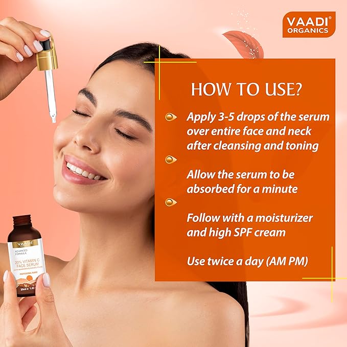 Vitamin C Face Serum (20%) with Mandarin & Kakadu Plum 30 ml
