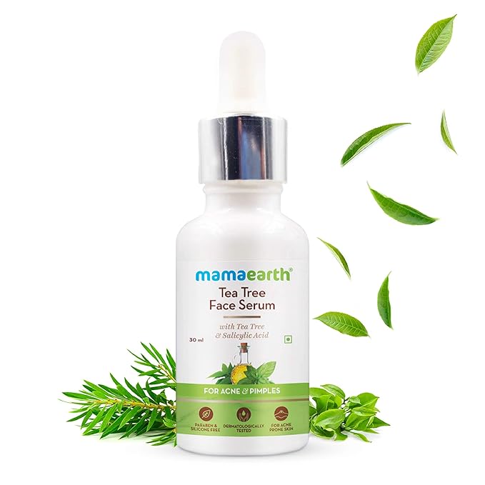 Mamaearth Tea Tree Face Serum for Acne Prone skin With Tea Tree & Salicylic Acid For Acne & Pimples – 30 ml