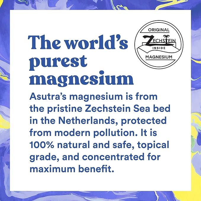 ASUTRA Lavender Gift Set – 7 oz Magnesium Body Butter with Lavender, 2 oz Lavender Body Oil, Soothing and Hydrating Skincare with Aromatherapy
