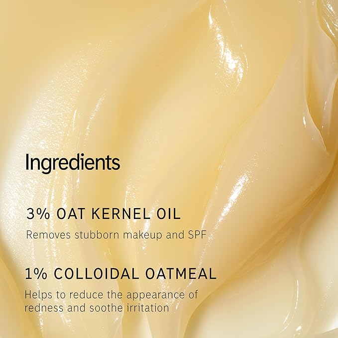 The INKEY List Oat Cleansing Balm 5 Fl Oz/150ml, Dissolves Makeup, Nourishing Skincare, Gentle Cleanser, Vegan Friendly, Suitable For All Skin Types