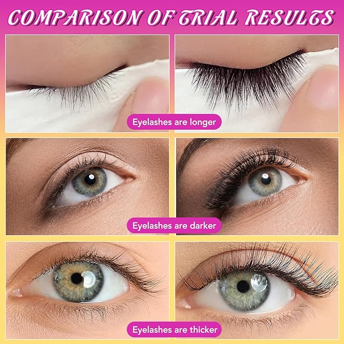 Lash Serum - 5ml Rapid Eyelash Growth Serum,eyelash serum,Growth Thickness, Stronger, Healthier Lashes & Brows, Vegan & Cruelty-Free
