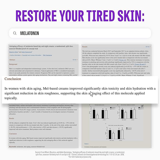 Time Return Melatonin Cream Toner | Moisturizing Facial Toner for Sensitive Skin | Clarifying & Calming Toner for Face | Hydrating Toner for Face | Toner Cream Skin Toner 6.76 fl oz