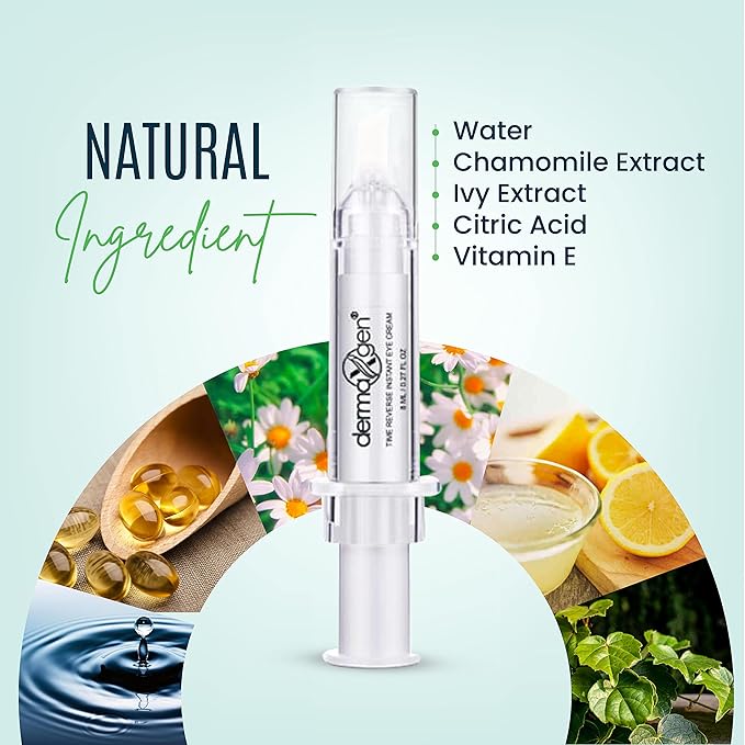 Advanced Eye Cream with Turmeric & Vitamin C – Hydrating Formula for Dark Circles, Puffiness & Eye Bags – Visibly Smooths Fine Lines for a Refreshed Look – 8ml