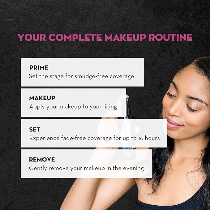 Skindinavia The Makeup Finishing Spray, Oil Control Makeup Setting Spray, All-Day Wear, Long-Lasting Up to 16+ Hours, Heat-Resistant & Waterproof, Fine Mist, 2.0 Oz