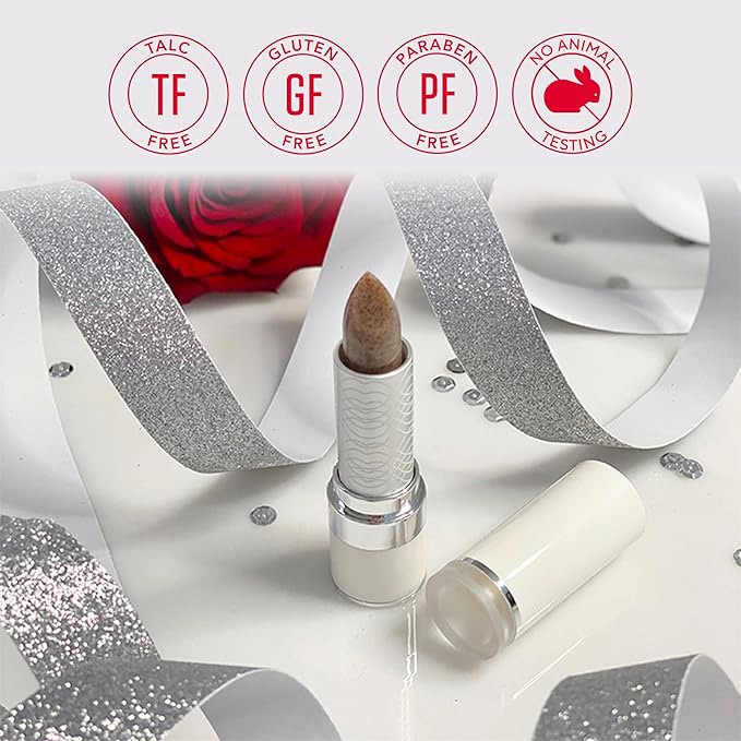 Sugar Lip Scrub Exfoliator by Mirabella, Prime for Lips - Twist-Up Lip Scrub Gently Smooths Away Dry, Flaky Skin - Grape-Seed Oil, Jojoba, Shea Butter & Vitamin E Nourish & Hydrate Lips