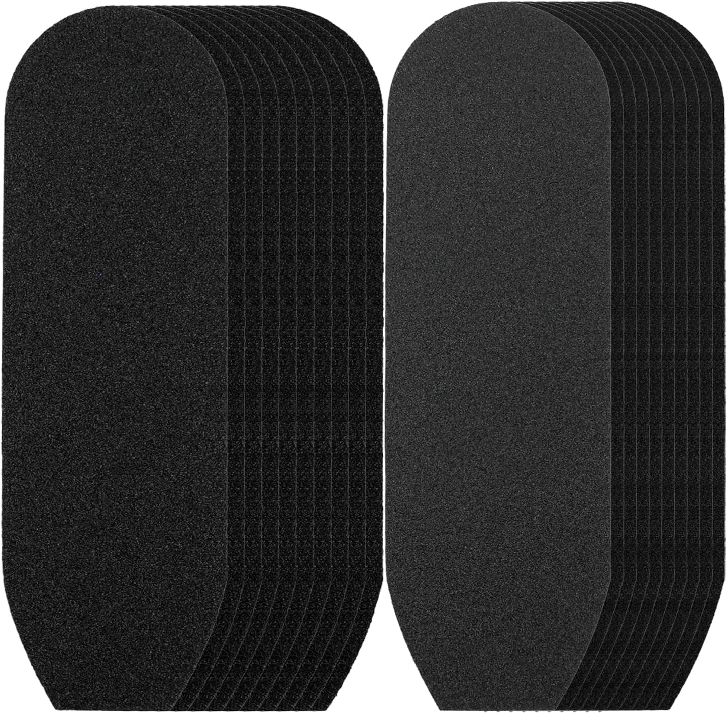 140 Pcs Stainless Steel Foot File Refills 120 Grit 180 Grit Foot File Replacement Pads Foot Rasp Pad with Removable Glue