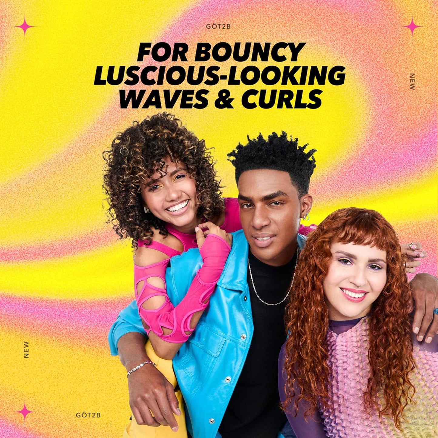 Got2B Curled Flexible Curl Foam, 6.7 Fl Oz, Hair Mousse for Frizz Control and Heat Protection, Lightweight Hold, No-Crunch Definition for Wavy & Curly Hair Styling, Aloe Vera & Vitamin E Infused