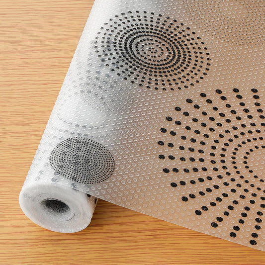 Cooyes Shelf and Drawer Liner for Kitchen Cabinets – Non-Adhesive, Waterproof, Non-Slip Cabinet Liners for Scratch Protection, Desk, Refrigerator, Shelves, Drawers with Modern Pattern