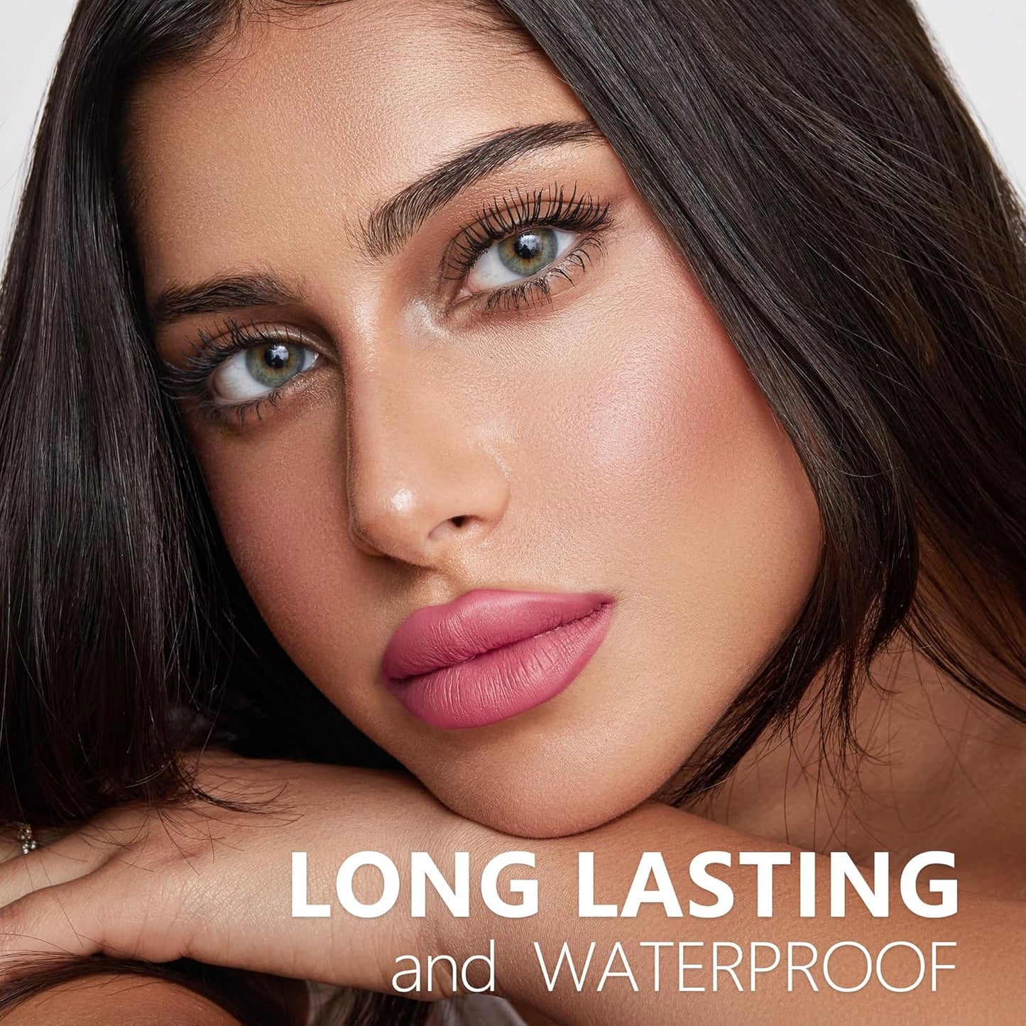 Pink Lipstick Long Lasting Lipsticks for Women Pigmented Smudgeproof Transferproof Vegan Cruelty Free Lip Makeup, A63 Icon Era